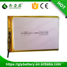 Li-polymer Battery rechargeable 3.7V 3200mah